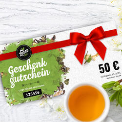 Geschenkgutschein im Wert von 50 Euro.