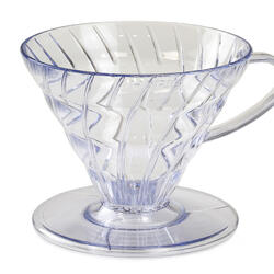 Hario Dripper V60-02 aus Kunststoff, klar