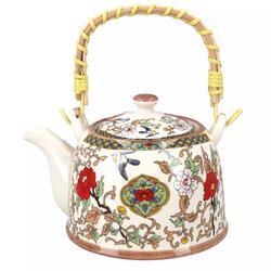 Teekanne mit Sieb - oriental Motiv